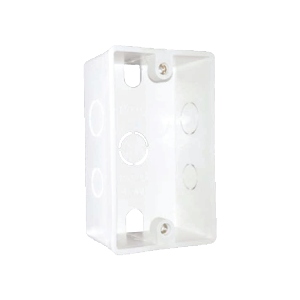 Hộp nhựa âm tường đơn KT105x65x40mm mã A157N A157N MPE