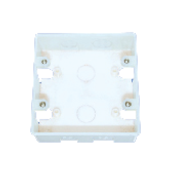 Hộp nhựa âm tường dùng cho mặt đôi KT110x106x40mm mã A157N2 A157N2 MPE