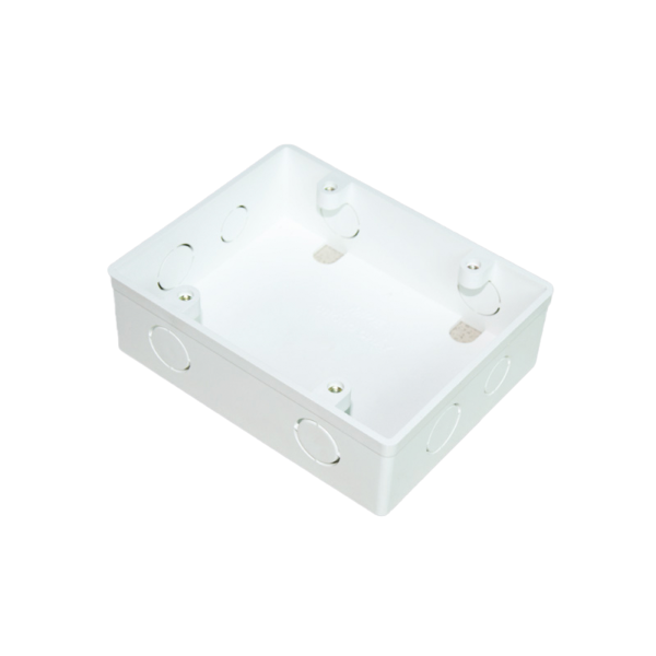 Hộp nhựa âm tường dùng cho 2 mặt đơn KT134x105x40mm mã A157ND A157ND MPE