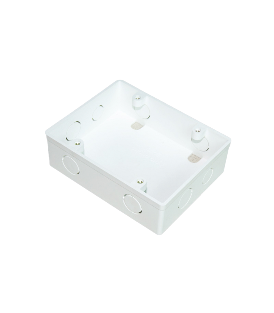 Hộp nhựa âm tường dùng cho 2 mặt đơn KT134x105x40mm mã A157ND A157ND MPE