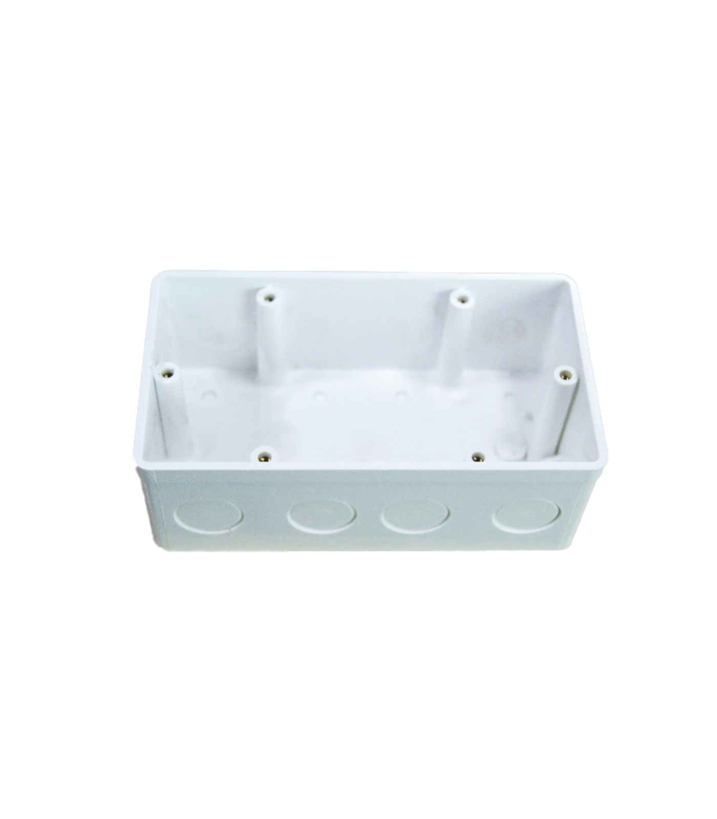 A157V2-0-78 Hộp đế nhựa vuông đôi kiểu Anh KT135x75x50mm mã A157V2 A157V2 MPE