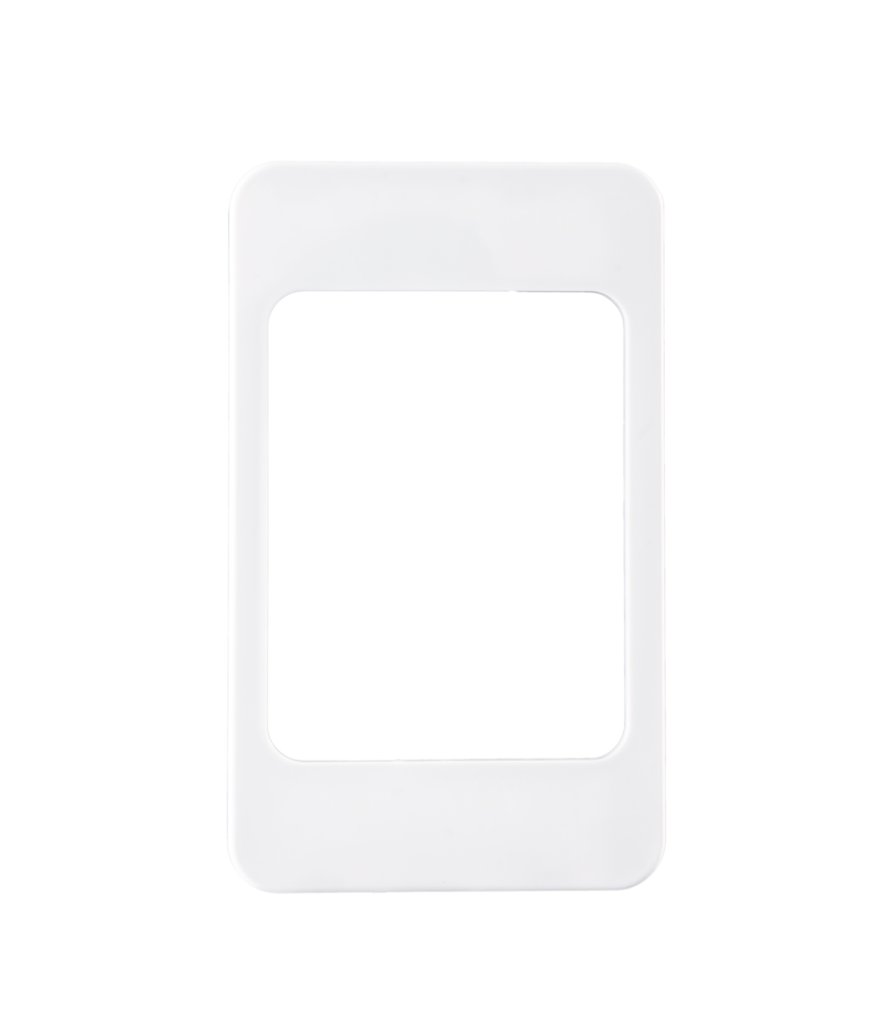 Mặt viền đơn màu trắng kiểu Iphone KT120x71.5mm mã A20-IP A20-IP MPE