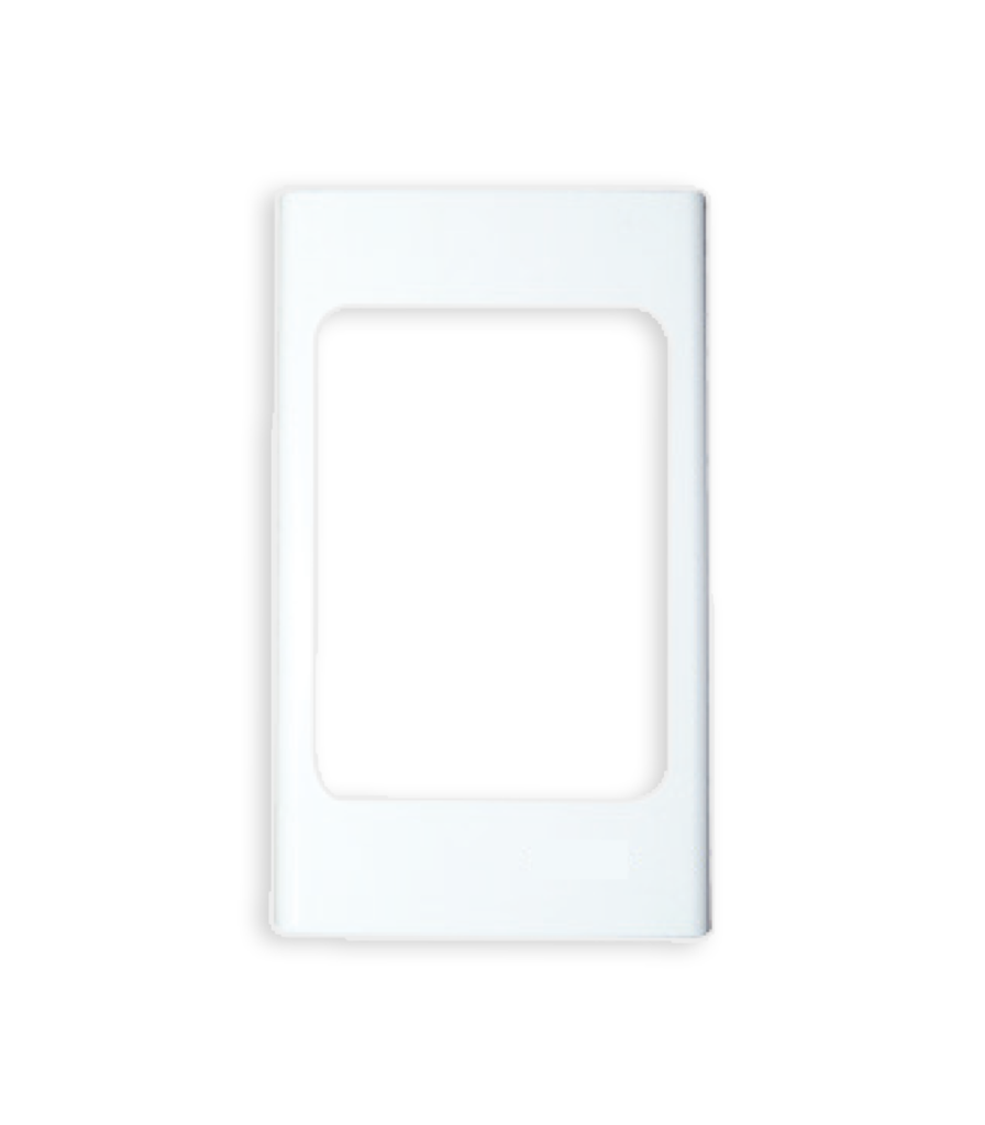Mặt viền đơn màu trắng KT115x75mm mã A20-WE A20-WE MPE