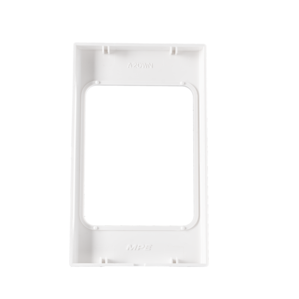 Mặt viền đơn màu trắng KT120x71.5mm mã A20-WN A20-WN MPE