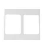 Mặt viền đôi màu trắng KT120x142mm mã A20-WND A20-WND MPE