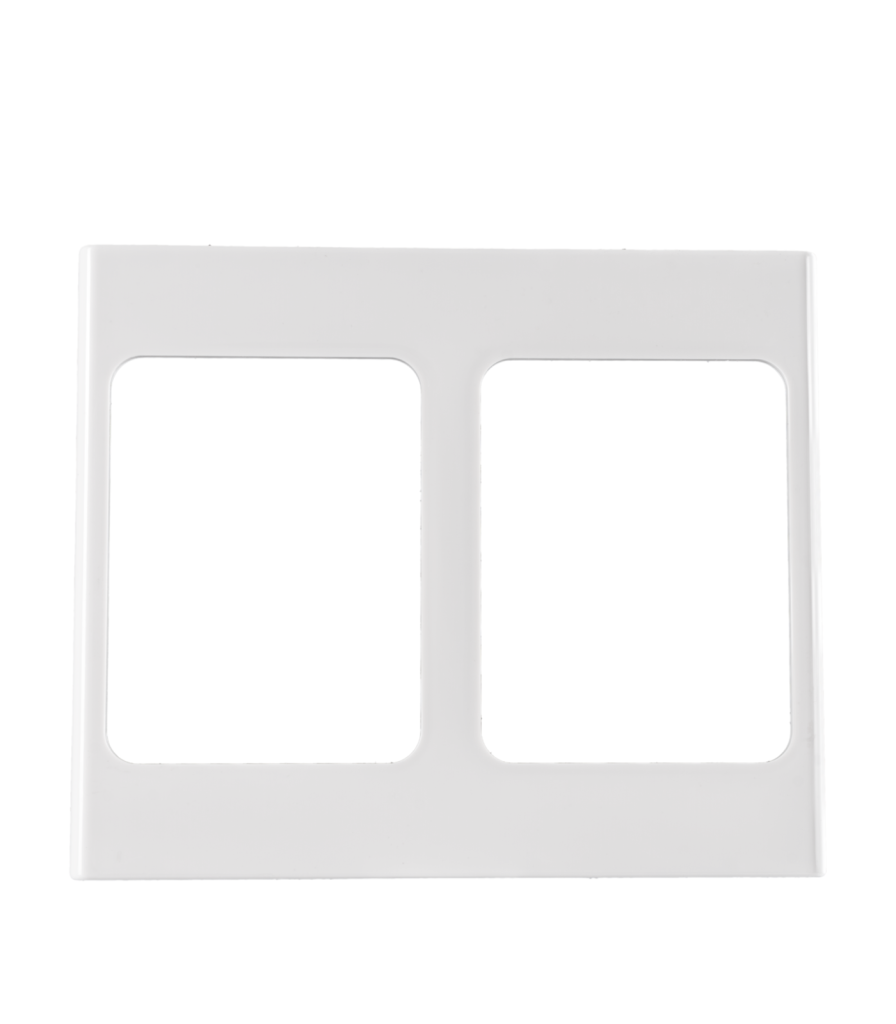 Mặt viền đôi màu trắng KT120x142mm mã A20-WND A20-WND MPE