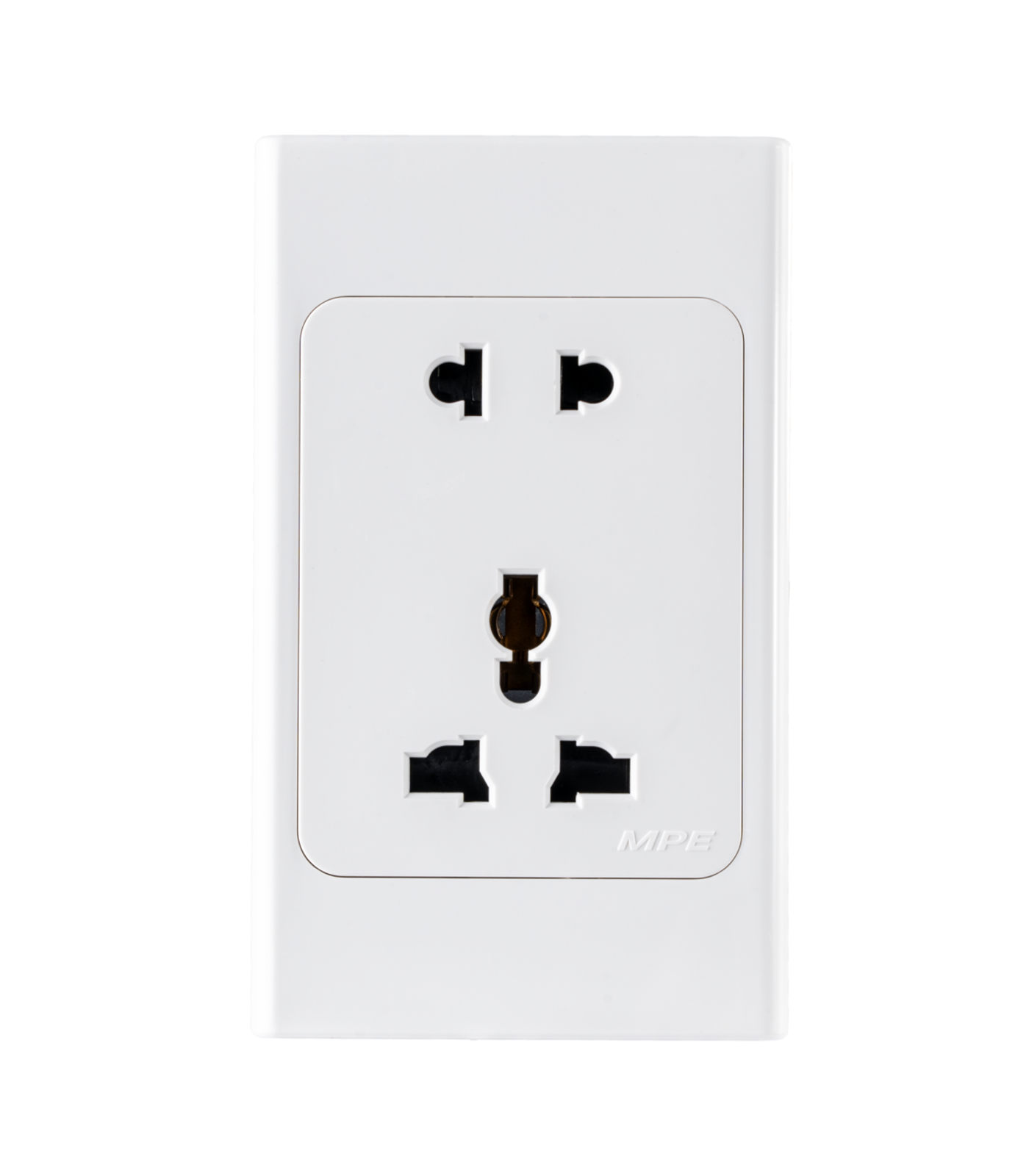 A20US2MN-0-78 Ổ cắm đa năng + Ổ cắm đơn 16A KT120x70mm mã A20US2MN A20US2MN MPE