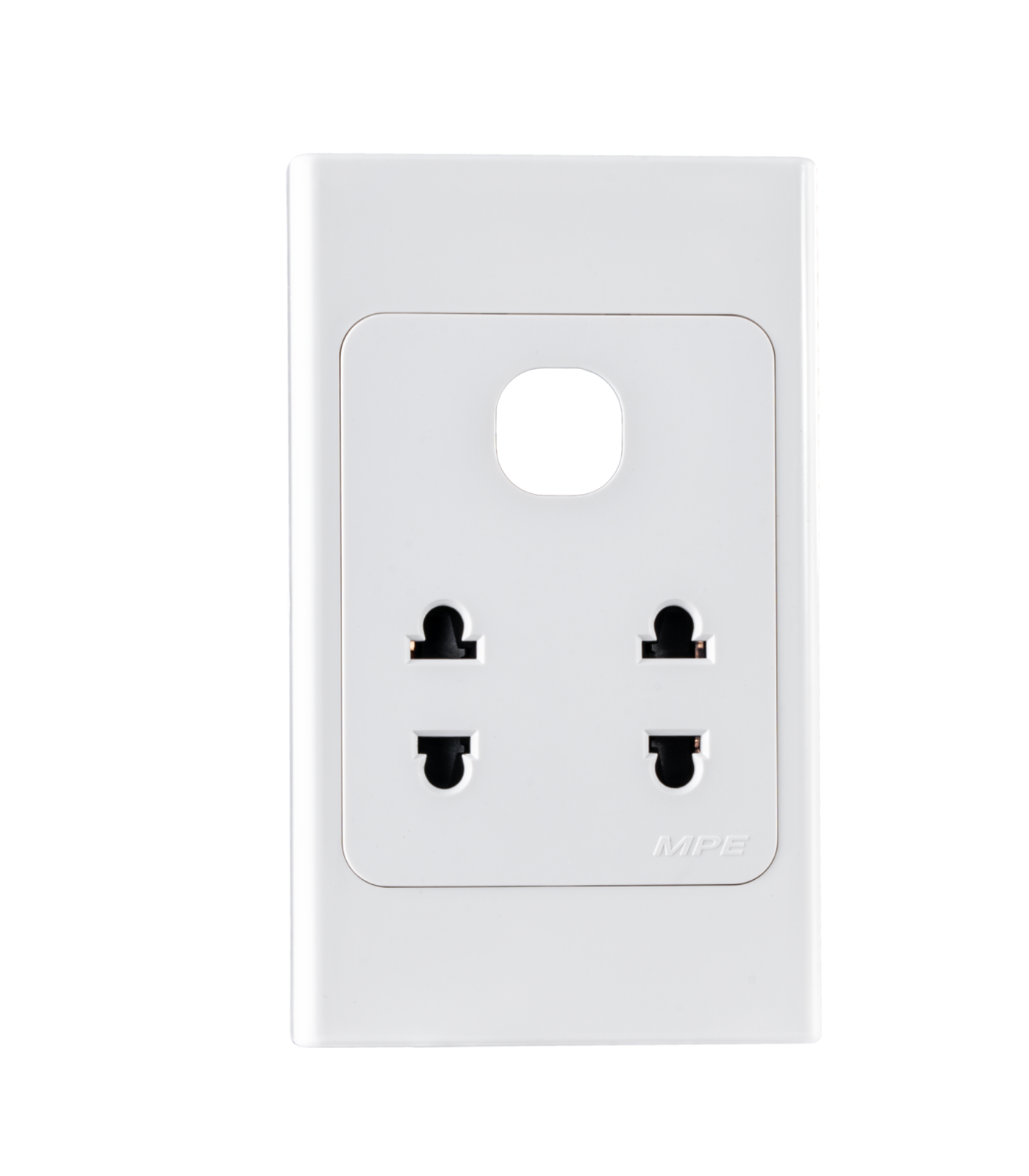 A20US2XN-0-78 Ổ cắm đôi 2 chấu 16A + 1 Lỗ mã A20US2XN A20US2XN MPE