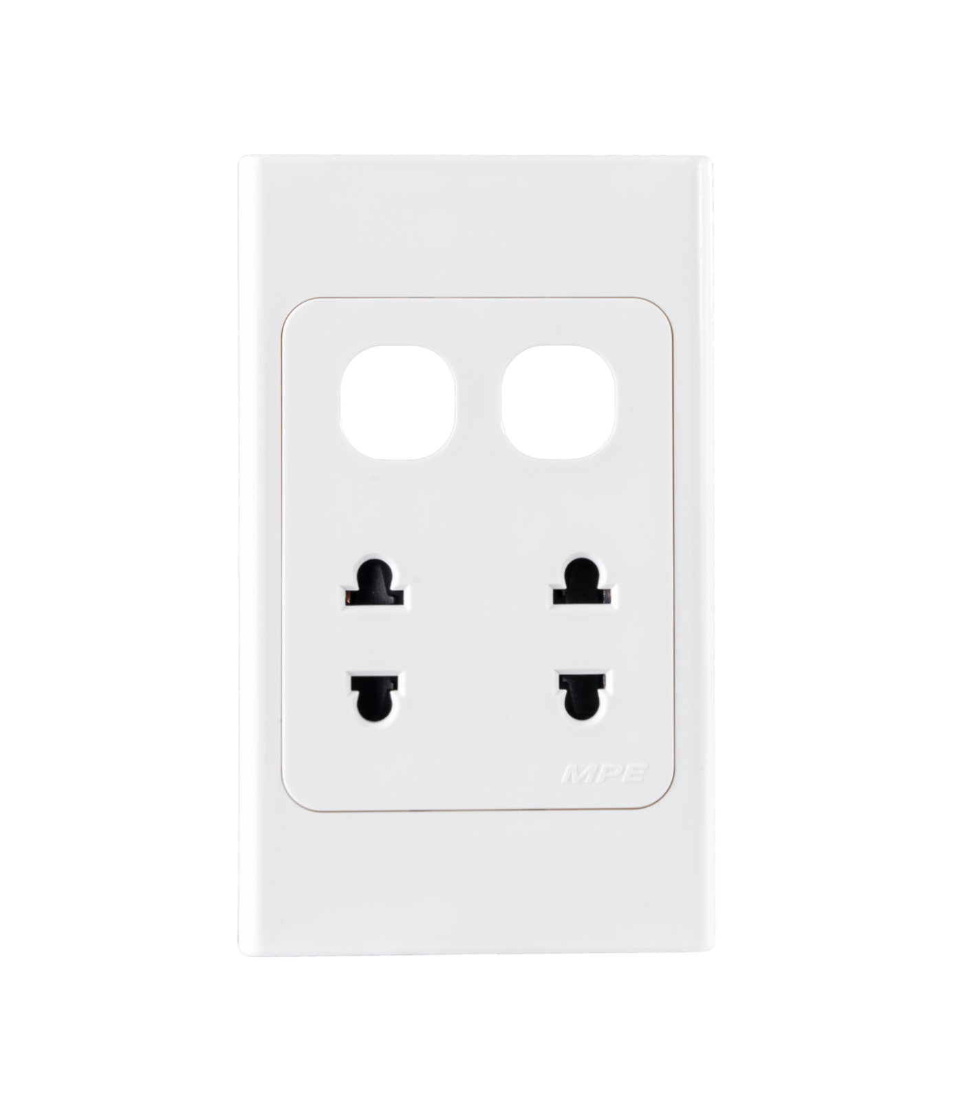 A20US2XXN-0-78 Ổ cắm đôi 2 chấu 16A + 2 Lỗ mã A20US2XXN A20US2XXN MPE