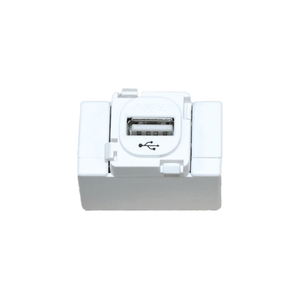 Ổ cắm sạc USB, dòng điện DC 5V-1000mA mã A30USB A30USB MPE