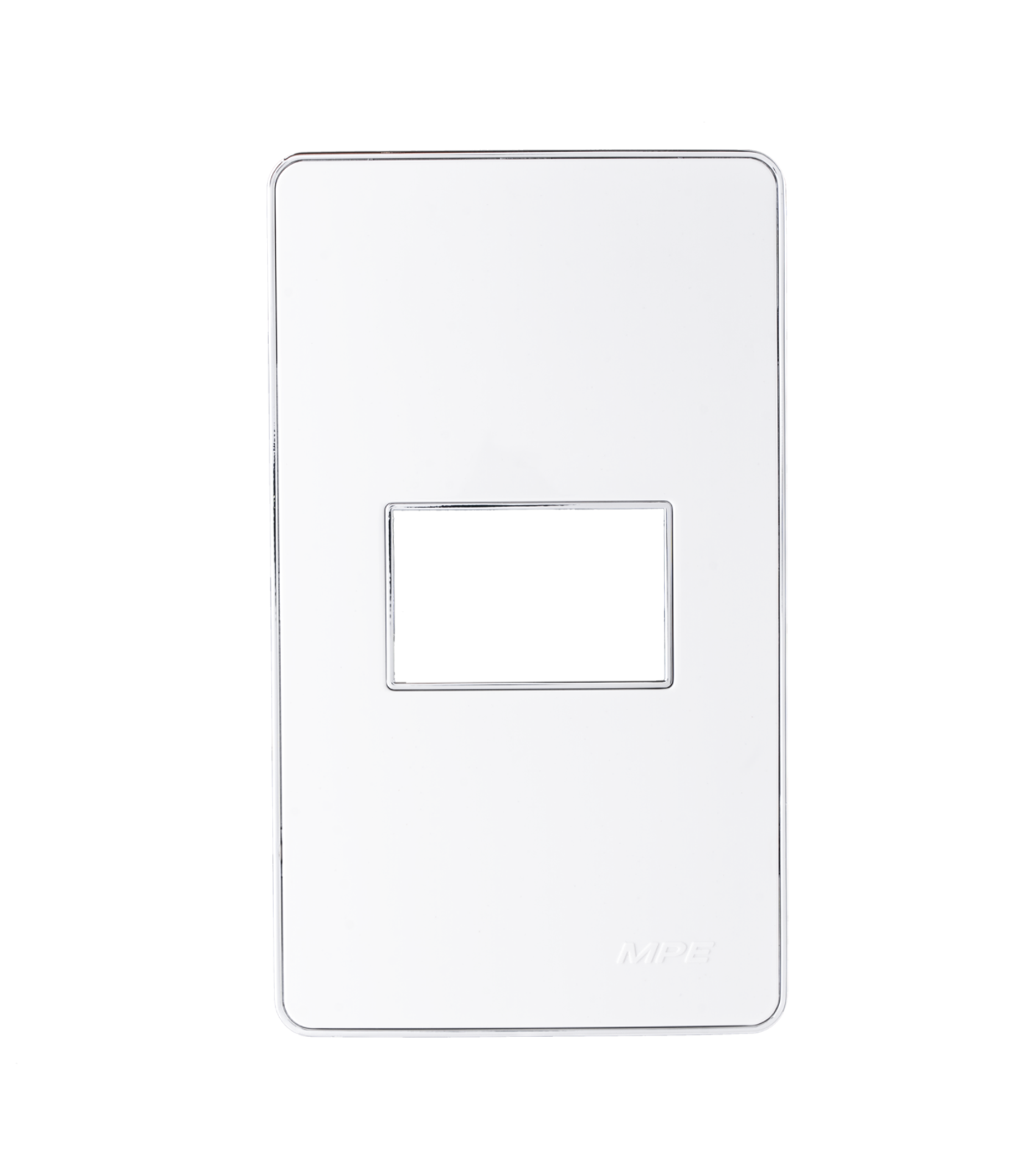 A601S-0-78 Mặt A60 dùng cho 1 thiết bị viền bạc KT120x70mm mã A601S A601S MPE