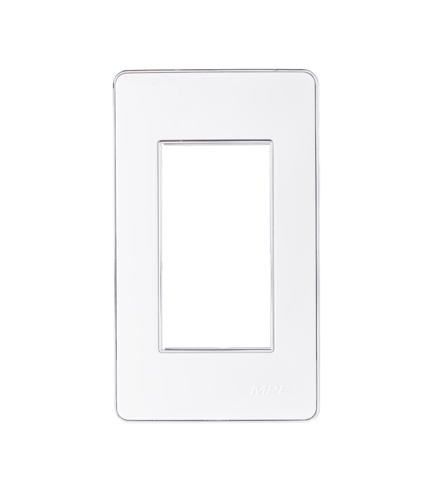 Mặt A60 dùng cho 3 thiết bị viền bạc KT120x70mm mã A603S A603S MPE
