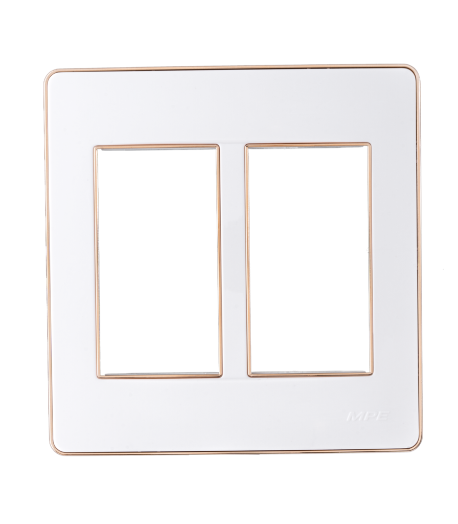 Mặt A60 dùng cho 4,5,6 thiết bị viền vàng KT116x120mm mã A60456G A60456G MPE
