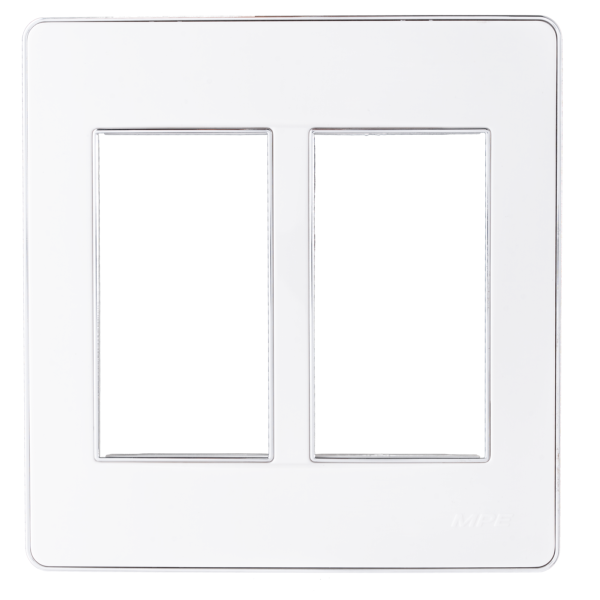 Mặt A60 dùng cho 4,5,6 thiết bị viền bạc KT116x120mm mã A60456S A60456S MPE