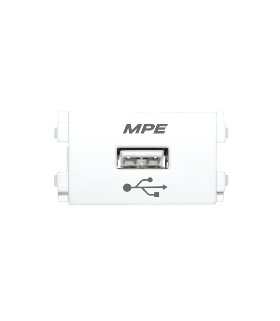 Ổ cắm sạc USB, dòng điện DC 5V-2.1A mã A6USB A6USB MPE