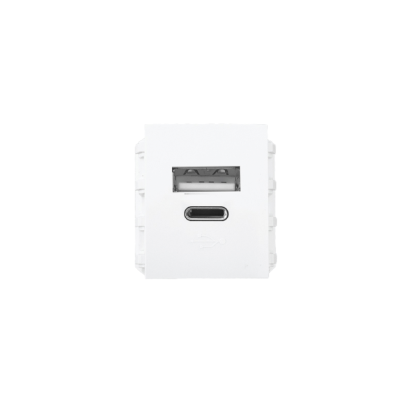 Ổ cắm sạc USB type A và type C, dòng điện DC 5V-3.1A mã A7USB-A/C A7USB-A/C MPE