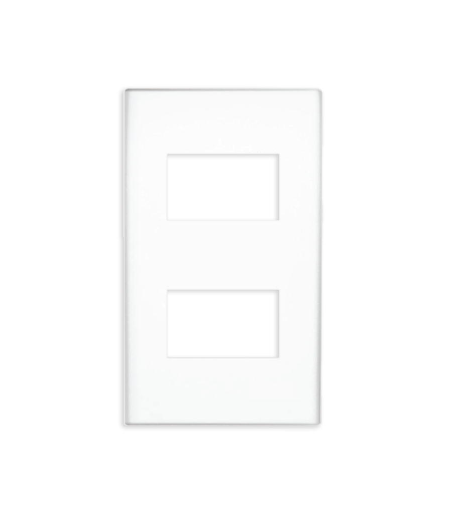 Mặt A80 dùng cho 2 thiết bị KT120x70mm mã A802 A802 MPE