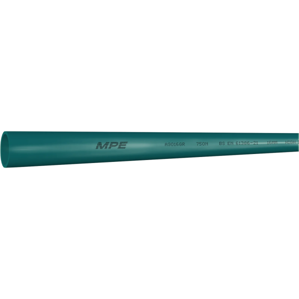 Ống Luồn Cứng Màu Xanh Lá 750N Phi 16mm Dài 2.920mm Mã A9016GR A9016GR MPE