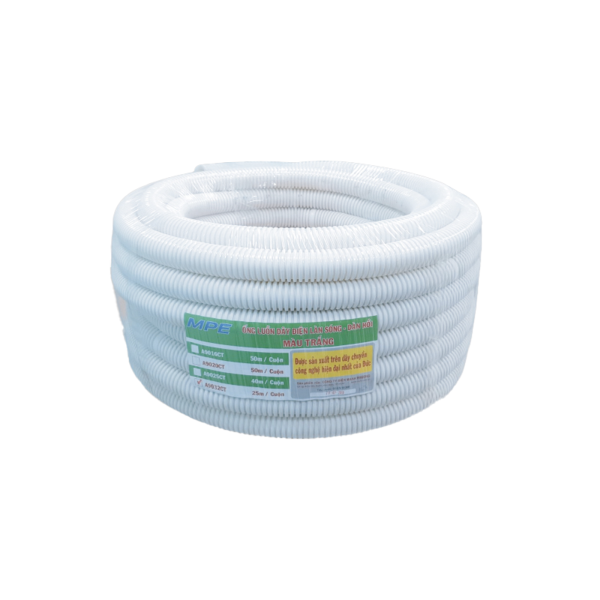 Ống luồn đàn hồi màu trắng phi 32mm cuộn 25m mã A9032 CT A9032 CT MPE