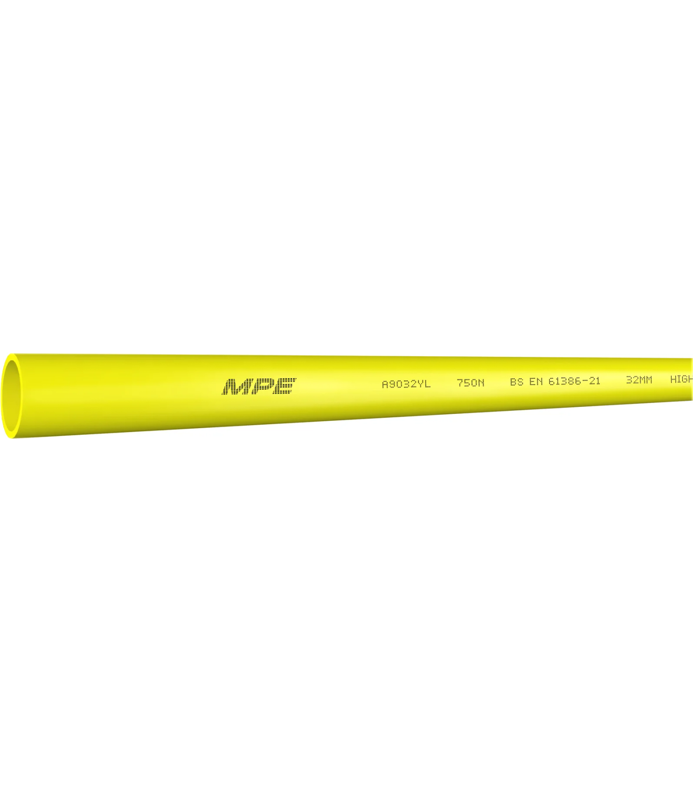 A9032YL-0-78 Ống Luồn Cứng Màu Vàng 750N Phi 32mm dài 2.920mm mã A9032YL A9032YL MPE
