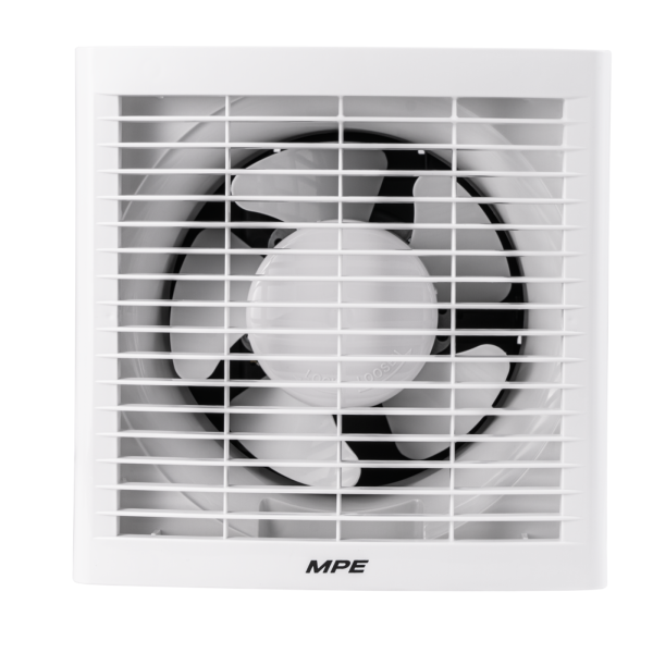 Quạt hút âm tường mô tơ bạc đạn, mặt vuông, đục lỗ tường 192mm mã AF2-150 AF2-150 MPE
