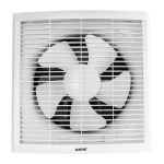 Quạt hút âm tường mô tơ bạc đạn, mặt vuông, đục lỗ tường 290mm mã AF2-250 AF2-250 MPE