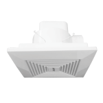 Quạt hút âm trần có mặt che bảo vệ, mặt vuông, đục lỗ trần 200mm mã AFC-130 AFC-130 MPE