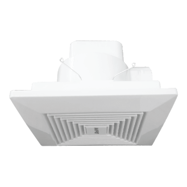 Quạt hút âm trần có mặt che bảo vệ, mặt vuông, đục lỗ trần 250mm mã AFC-250 AFC-250 MPE