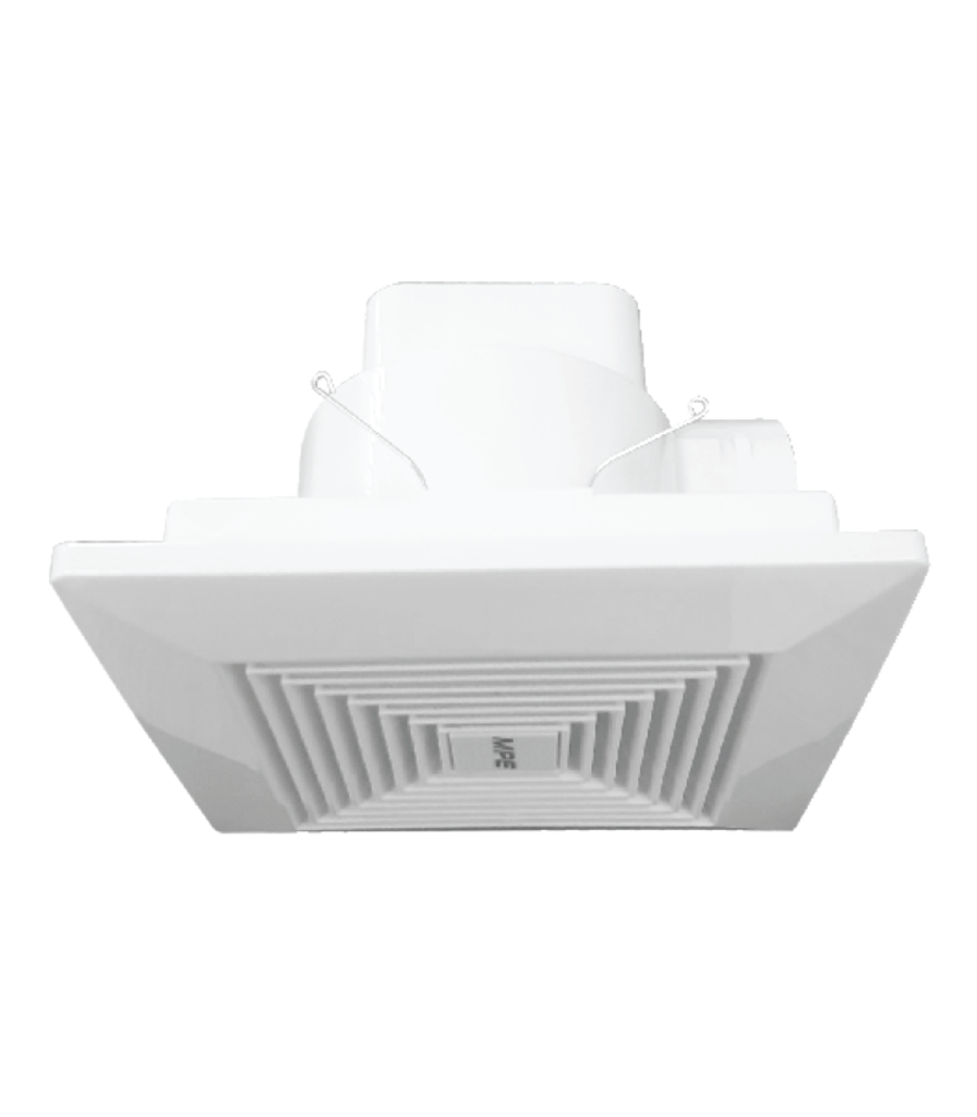 Quạt hút âm trần có mặt che bảo vệ, mặt vuông, đục lỗ trần 250mm mã AFC-250 AFC-250 MPE