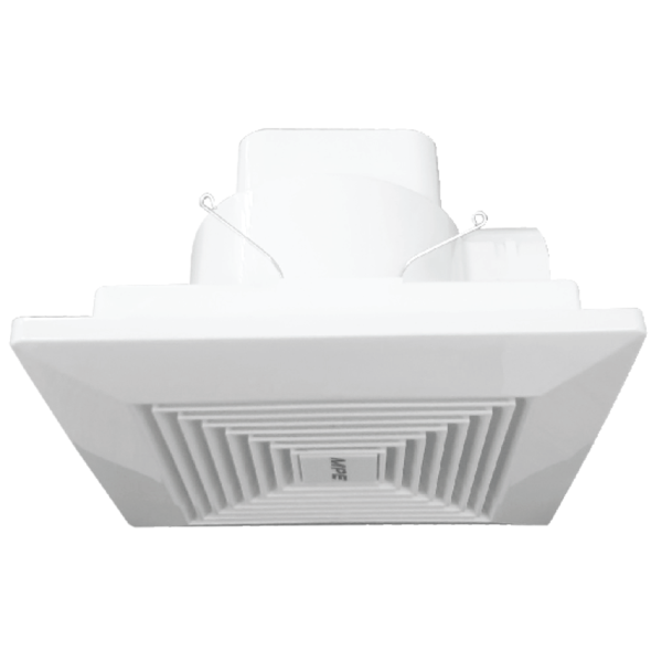 Quạt hút âm trần có mặt che bảo vệ, mặt vuông, đục lỗ trần 292mm mã AFC-300 AFC-300 MPE