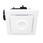 Quạt hút ốp trần Ceiling mặt vuông, kết hợp đèn DLC-9/3C mã AFCL-130S9 AFCL-130S9 MPE
