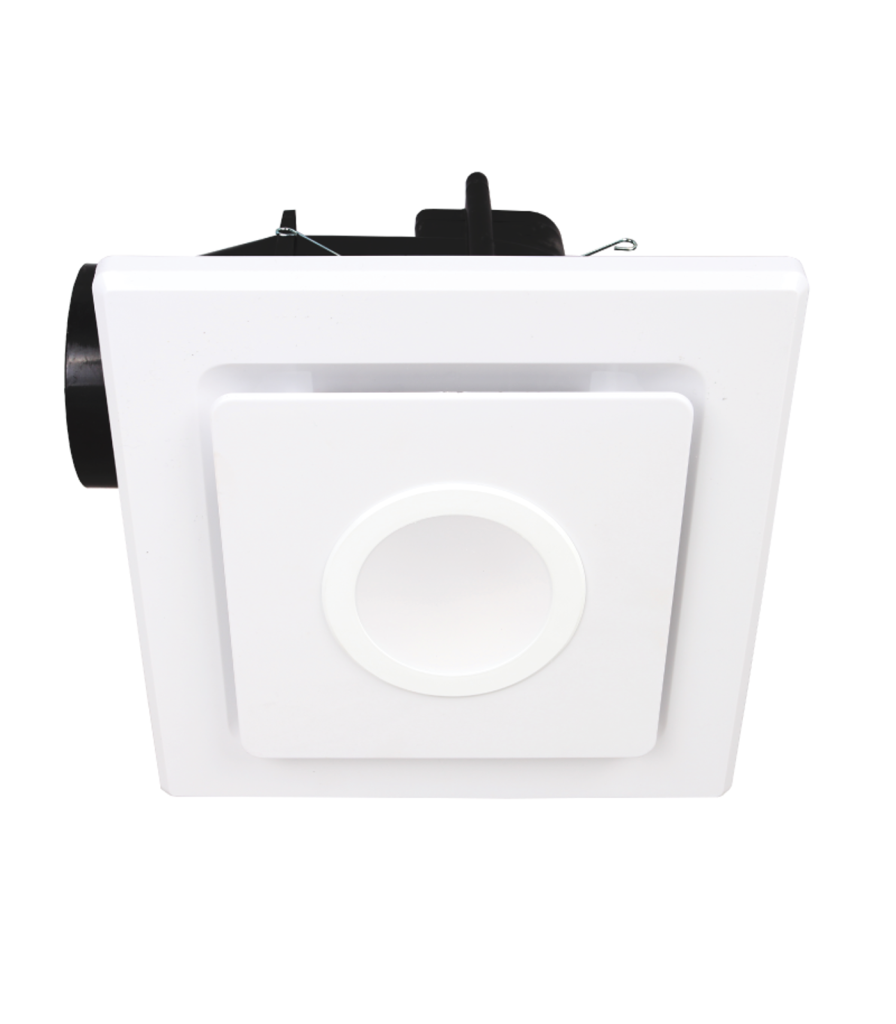 Quạt hút ốp trần Ceiling mặt vuông, kết hợp đèn DLC-9/3C mã AFCL-130S9 AFCL-130S9 MPE