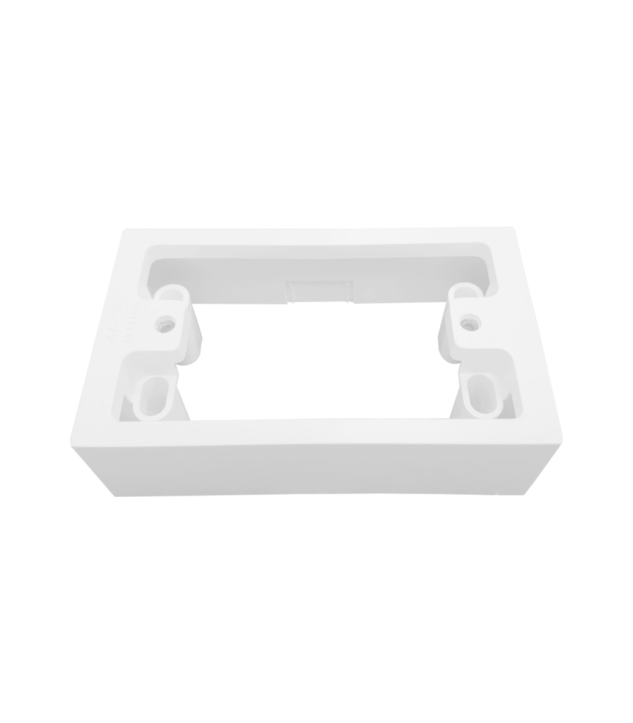 Hộp nhựa nổi dùng cho các mặt, ổ cắm A20 và viền A20-WN KT120x72x34mm mã AK2237N AK2237N MPE