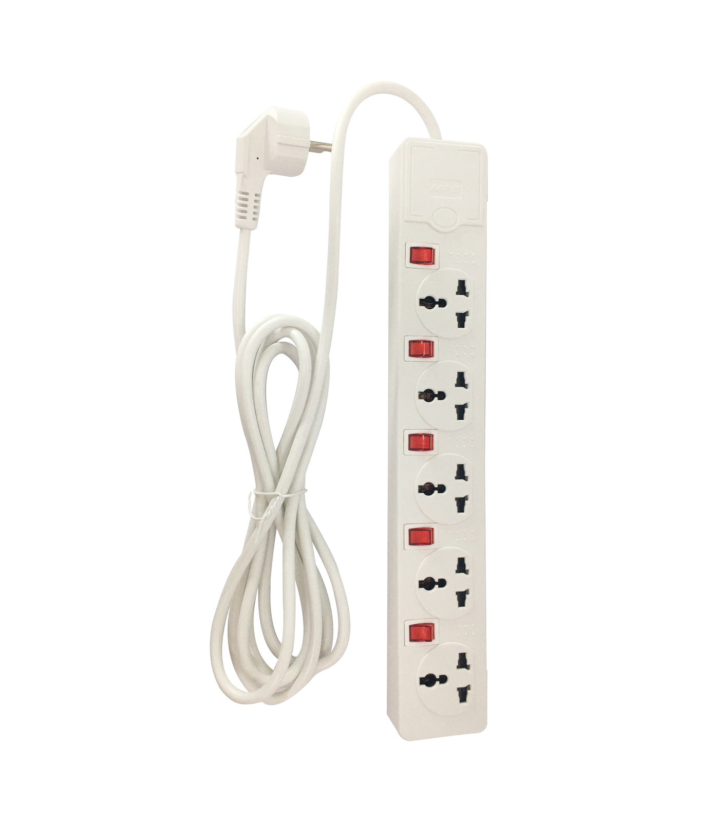 AM5S-0-78 Ổ cắm di động 5 ổ cắm đơn đa năng AM5S màu trắng AM5S MPE
