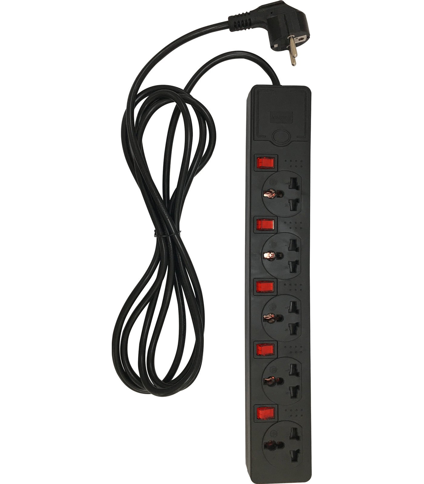 AM5SB-0-78 Ổ cắm di động 5 ổ cắm đơn đa năng AM5SB màu đen AM5SB MPE