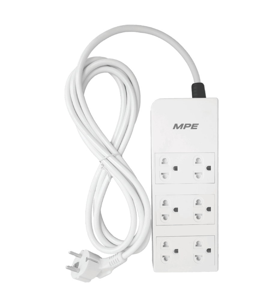 Ổ cắm di động 3 ổ cắm đôi ba chấu mã AM6S1 AM6S1 MPE