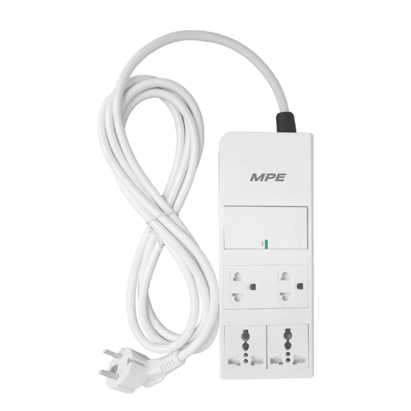 Ổ cắm di động 3 ổ cắm, Tích hợp công tắc 2 cực mã AM6S3 AM6S3 MPE