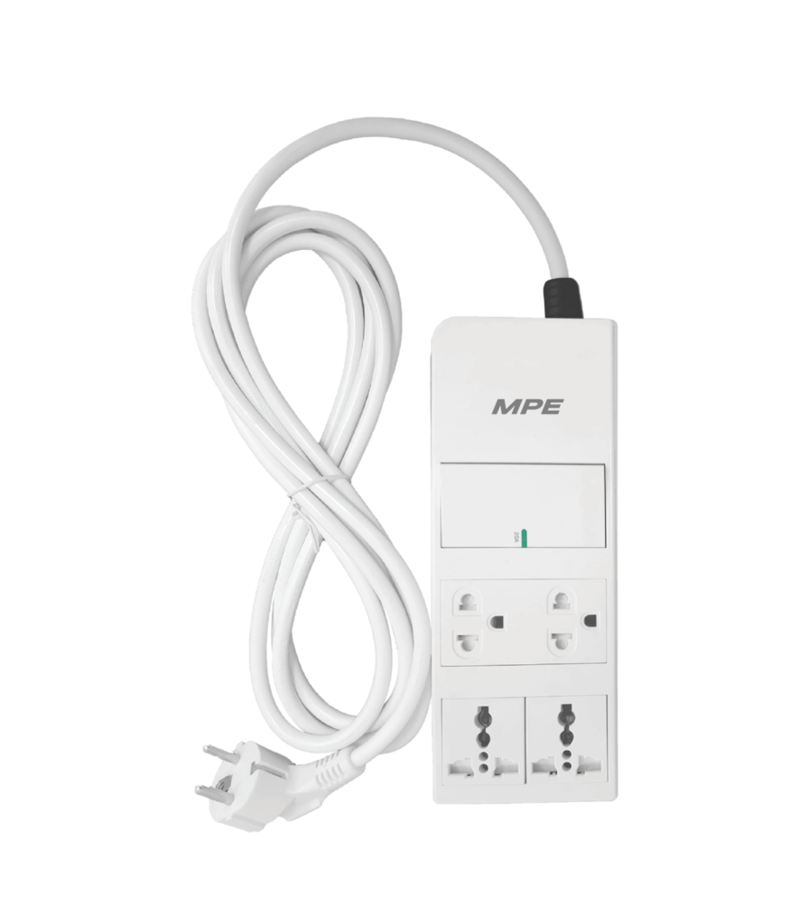 Ổ cắm di động 3 ổ cắm, Tích hợp công tắc 2 cực mã AM6S3 AM6S3 MPE