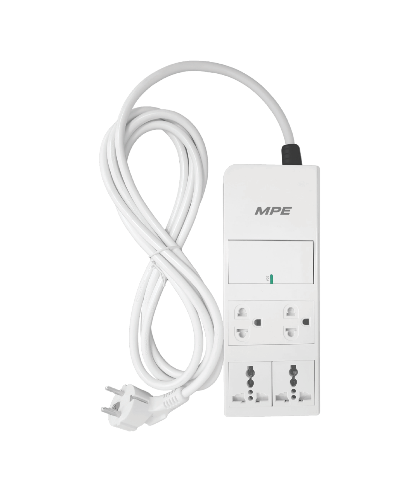 AM6S3-0-78 Ổ cắm di động 3 ổ cắm, Tích hợp công tắc 2 cực mã AM6S3 AM6S3 MPE