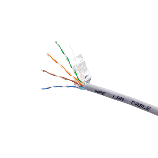 Cáp mạng FPT 4 đôi có giáp bạc chống nhiễu mã CAT5E-4P CAT5E-4P MPE