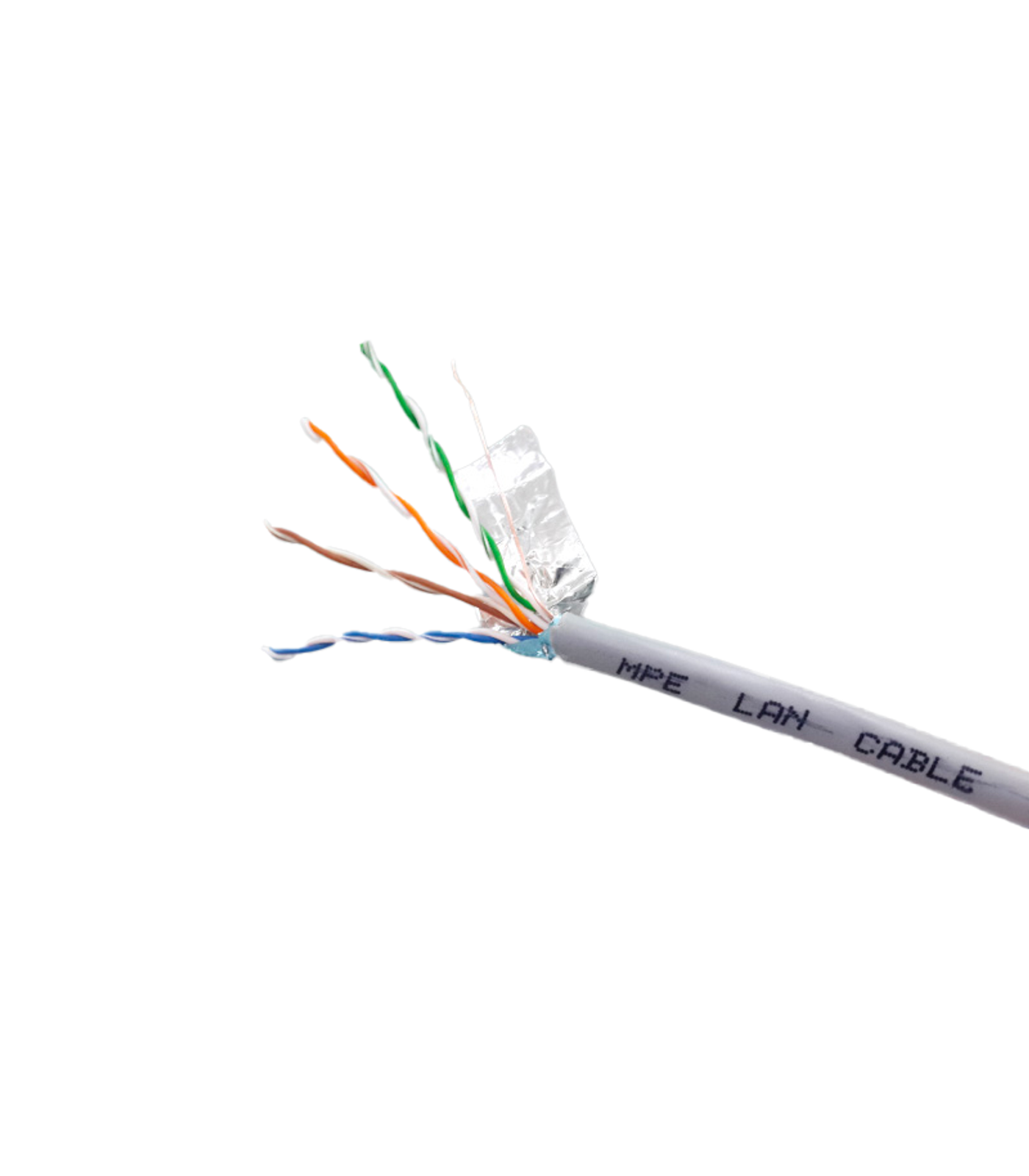 CAT5E-4P-0-78 Cáp mạng FPT 4 đôi có giáp bạc chống nhiễu mã CAT5E-4P CAT5E-4P MPE
