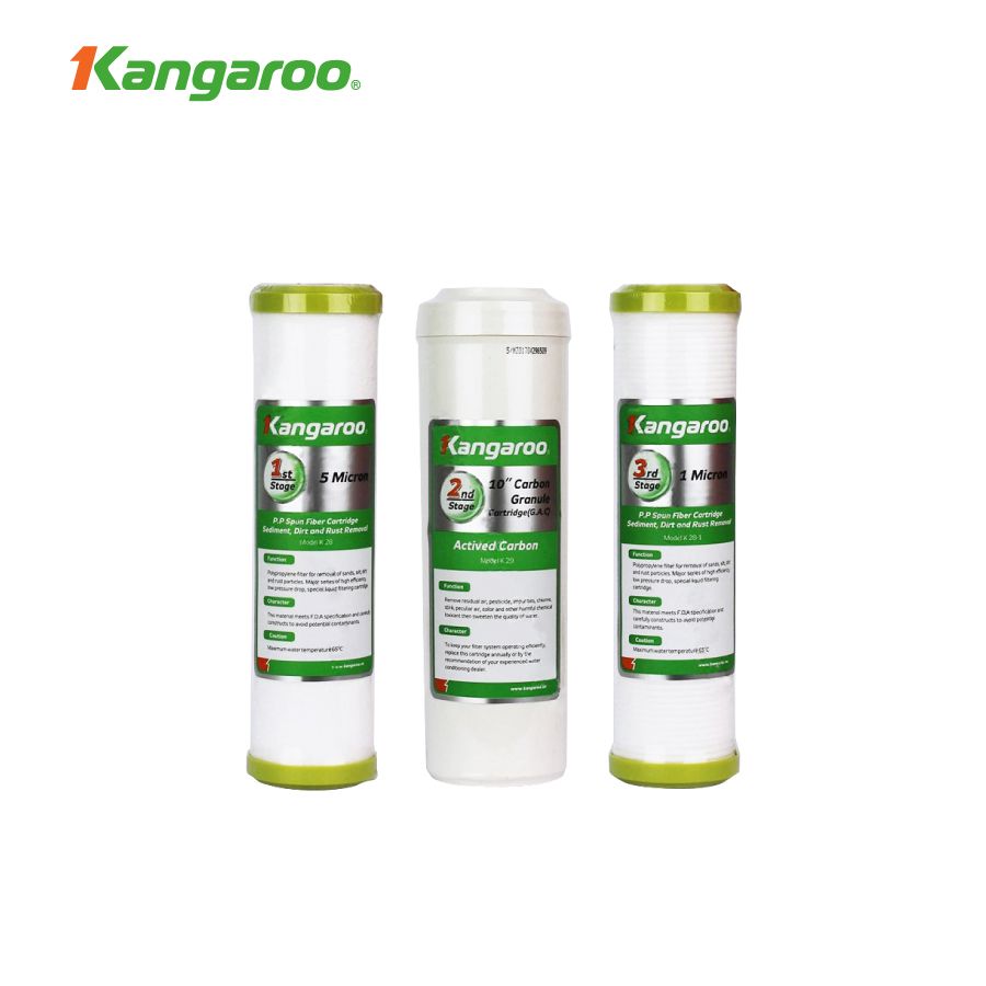Combo 3 lõi lọc Kangaroo 123 Combo 3 lõi lọc Kangaroo 123