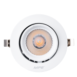 LED Downlight âm trần Chiếu điểm, Điều chỉnh hướng sáng 20W ánh sáng vàng DLA-20V DLA-20V MPE