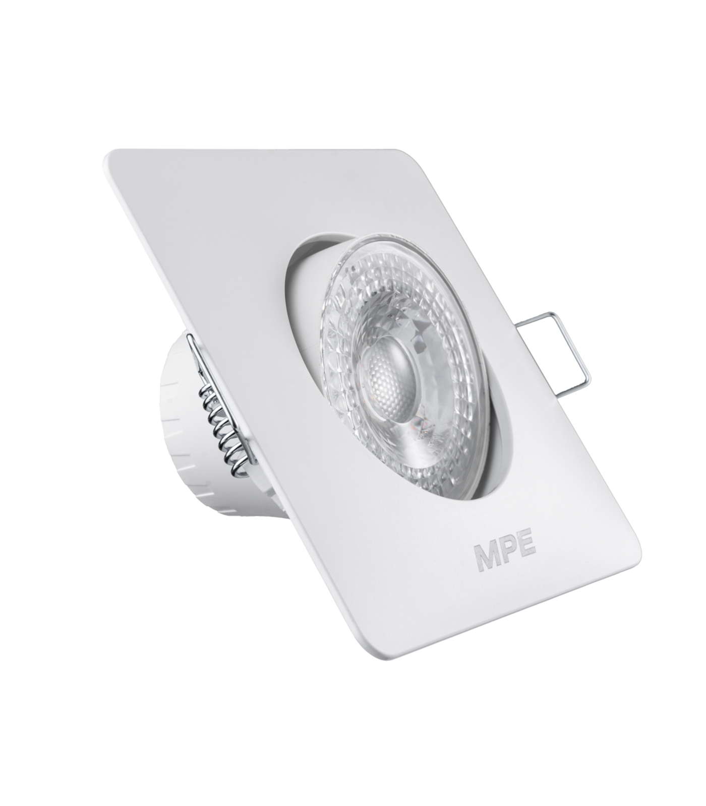 DLA2S-7T-0-78 LED Downlight âm trần Chiếu điểm, Điều chỉnh hướng sáng, mặt vuông 7W ánh sáng trắng DLA2S-7T DLA2S-7T MPE