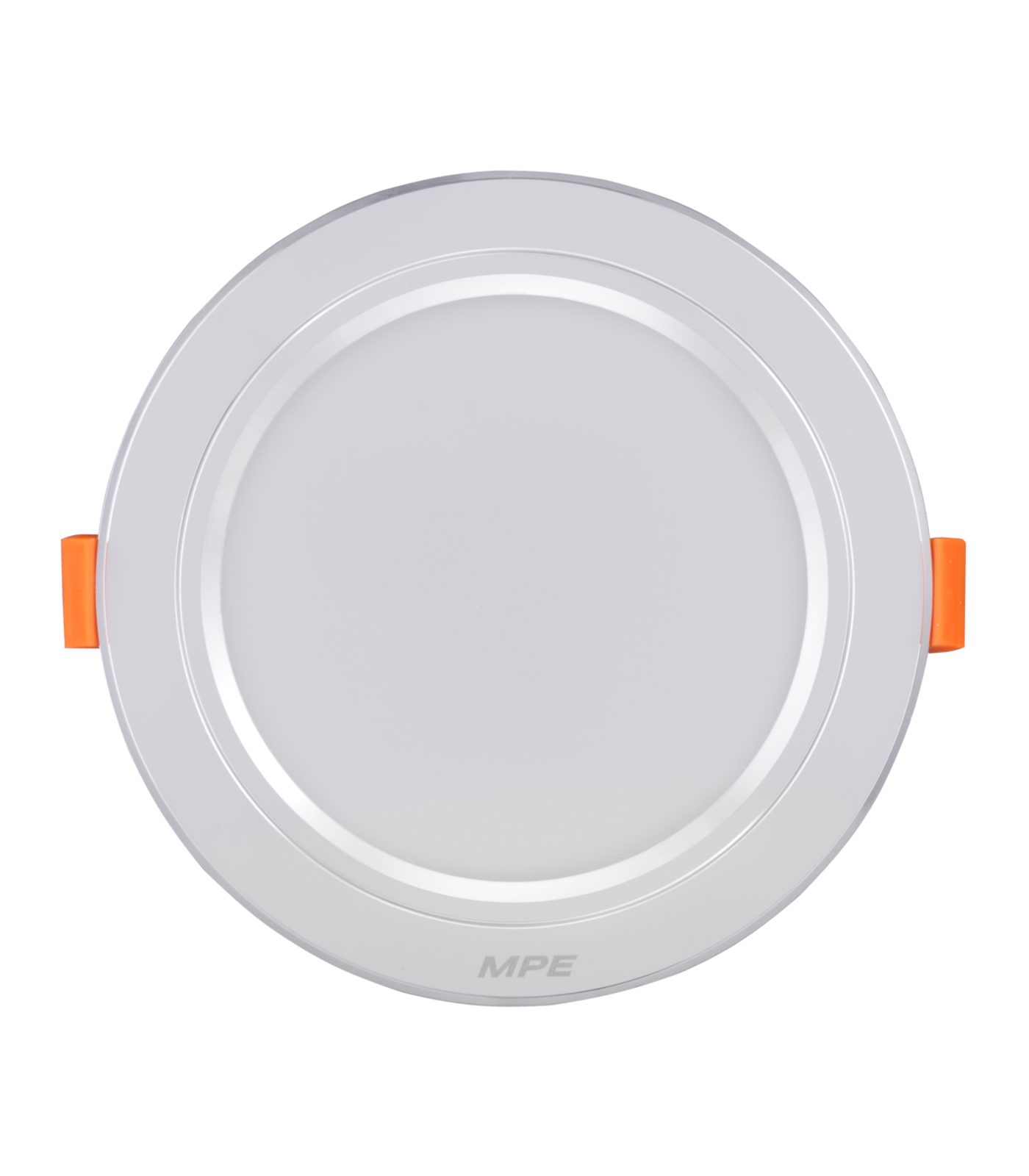 DLB-12V-0-78 LED Downlight âm trần nhôm, viền bạc 12W ánh sáng vàng DLB-12V DLB-12V MPE