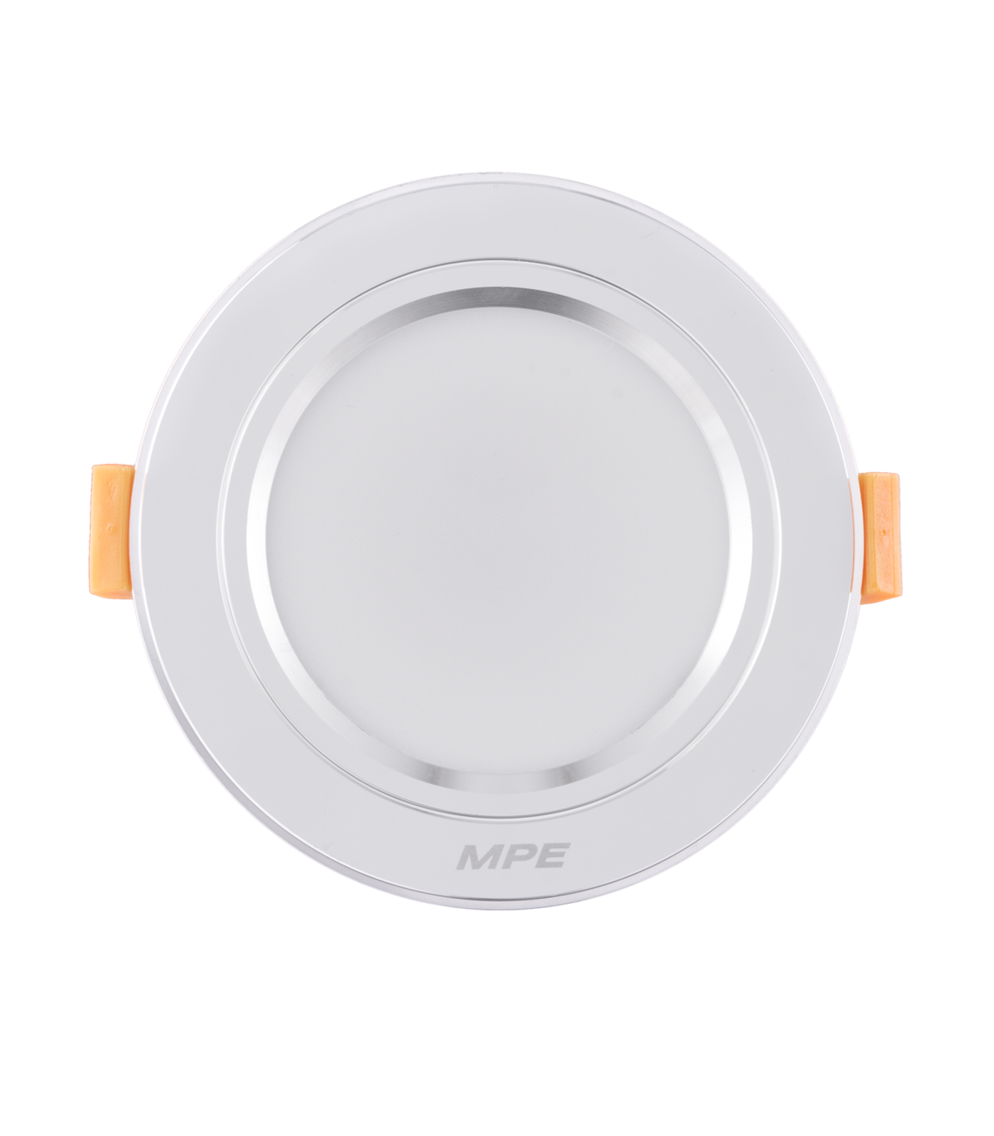 DLB-5V-0-78 LED Downlight âm trần nhôm, viền bạc 5W ánh sáng vàng DLB-5V DLB-5V MPE