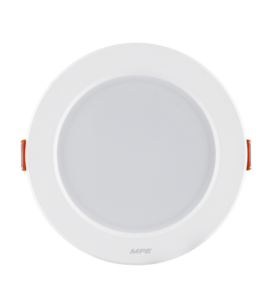 LED Downlight âm trần nhựa 9W ánh sáng vàng DLEL-9V DLEL-9V MPE