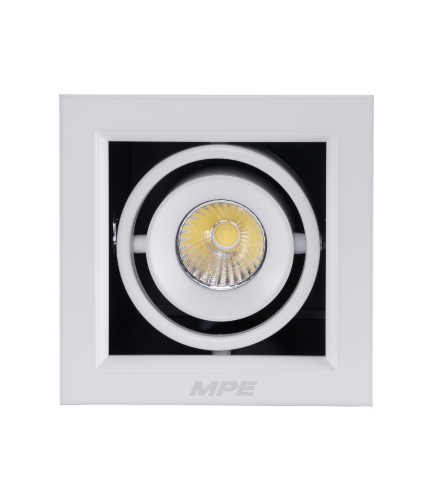 LED Downlight âm trần Chiếu điểm 1 đèn 7W ánh sáng trung tính DLS-107N DLS-107N MPE