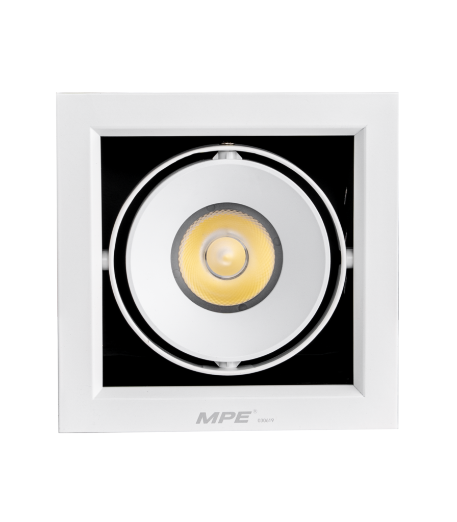 LED Downlight âm trần Chiếu điểm 1 đèn 20W ánh sáng vàng DLS-120V DLS-120V MPE