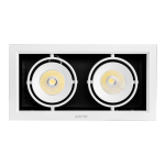LED Downlight âm trần Chiếu điểm 2 đèn 12W ánh sáng trắng DLS-212T DLS-212T MPE